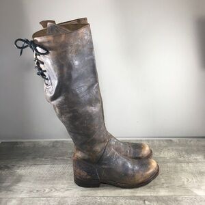 Bedstu Bed|Stu Leather Cobbler Series Manchester Leather Zip Women's Boots 9.5
